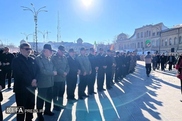 آغاز مراسم تشییع شهدای گمنام در همدان