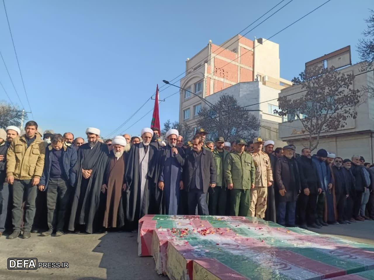 مراسم تشییع ۳۰۰ شهید گمنام در سراسر کشور برگزار شد