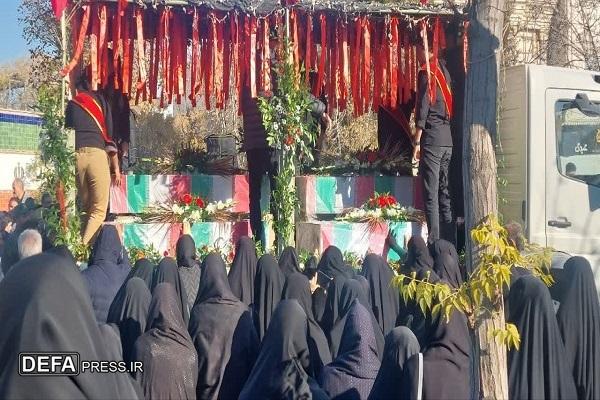 تصاویر/مراسم تشییع شهدای گمنام در سمنان
