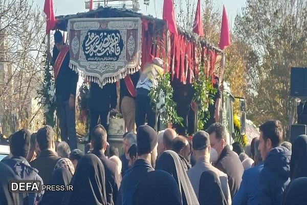 تصاویر/مراسم تشییع شهدای گمنام در سمنان