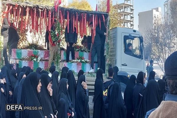 تصاویر/مراسم تشییع شهدای گمنام در سمنان