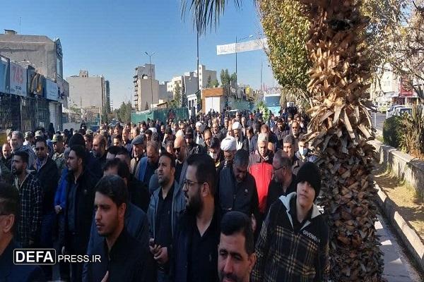 تصاویر/مراسم تشییع شهدای گمنام در سمنان