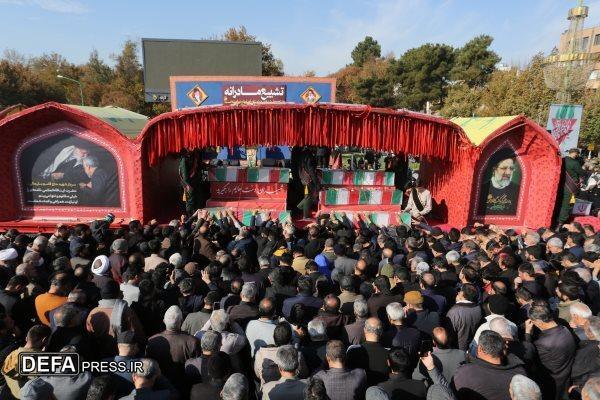 شهرهای اصفهان، خمینی‌شهر و درچه میزبان شهدای گمنام بودند
