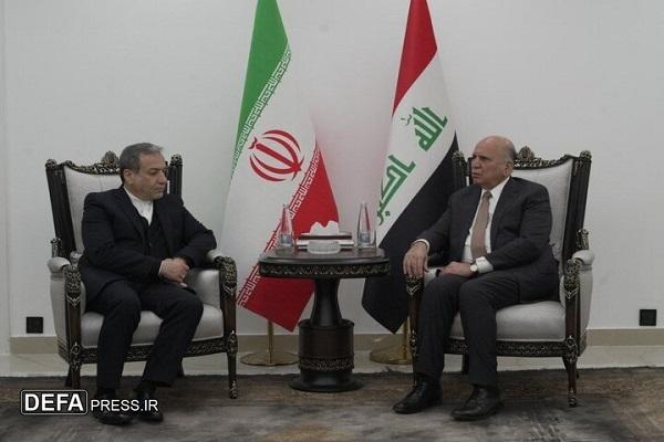 عراقچی و فؤاد حسین دیدار و گفت‌وگو کردند