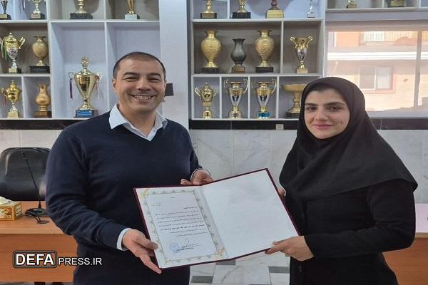 «سپیده بابایی» نایب رئیس هیأت کشتی مازندران منصوب شد