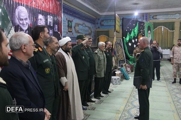 فرمانده آموزشگاه رزم مقدماتی شهید هاشمی نژاد شیروان معارفه شد