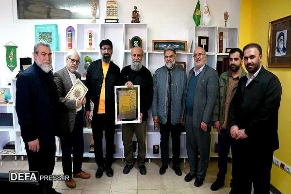 رئیس سازمان بسیج هنرمندان کشور از پیشکسوت نامدار عرصه‌ هنر‌های تجسمیتقدیر کرد