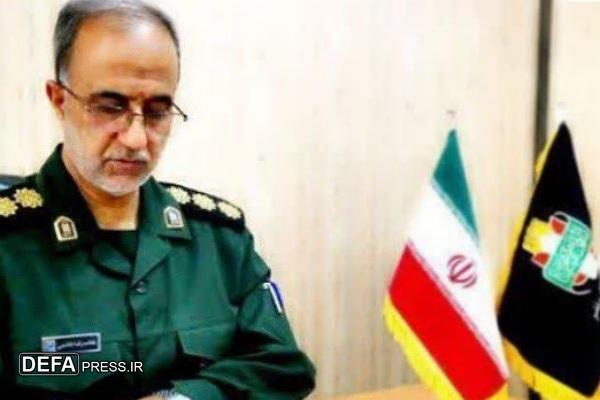 سرهنگ پاسدار غلامرضا فلاحی مدیرکل حفظ آثار و نشر ارزش‌های دفاع مقدس خراسان جنوبی