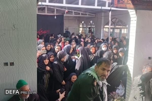 تشییع و تدفین شهید گمنام عملیات «والفجر۳» در شهر چخماق+ تصاویر