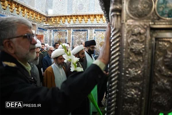 آرامگاه سومین شهید محراب گلباران شد