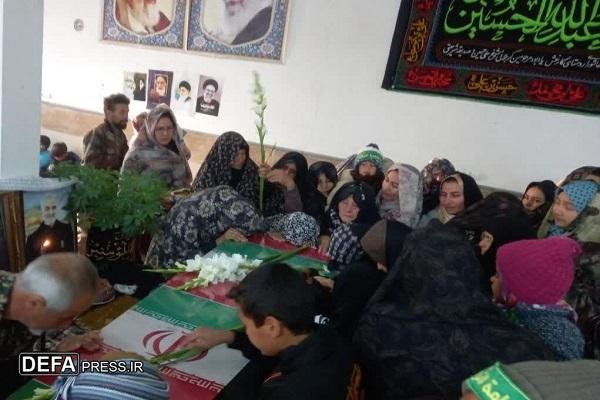میزبانی مادران شهدای فریمان از شهید گمنام عملیات «خیبر»
