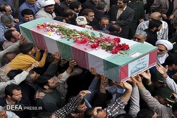 پیکر مطهر یک شهید گمنام در دانشگاه آزاد اسلامی ایذه آرام گرفت