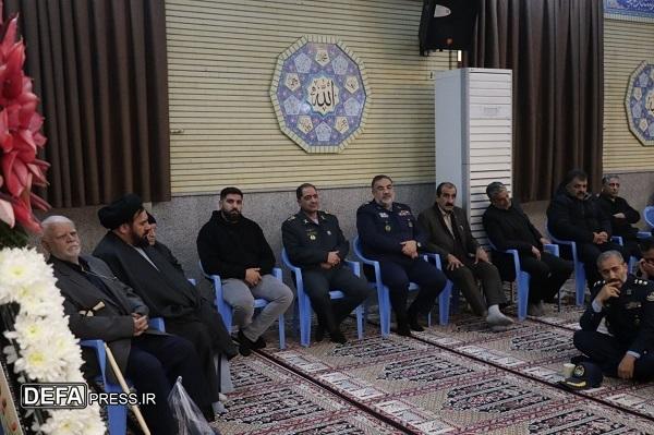 مجلس بزرگداشت هفتمین روز شهادت خلبانان شهید رنجبر و پیرزاده برگزار شد