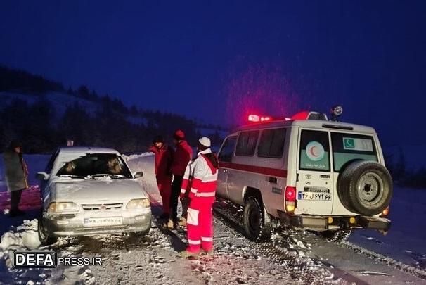 امدادرسانی به بیش از ۳ هزار نفر در ۱۵ استان به دلیل وقوع برف و کولاک