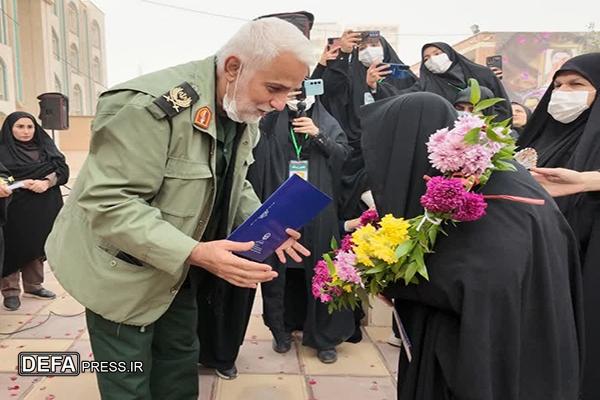 زمین پردیس حضرت فاطمه الزهرا (س) دانشگاه فرهنگیان اهواز شهدایی شد + تصاویر