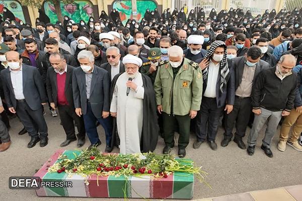 زمین پردیس حضرت فاطمه الزهرا (س) دانشگاه فرهنگیان اهواز شهدایی شد + تصاویر