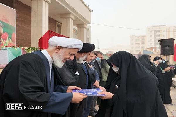 زمین پردیس حضرت فاطمه الزهرا (س) دانشگاه فرهنگیان اهواز شهدایی شد + تصاویر