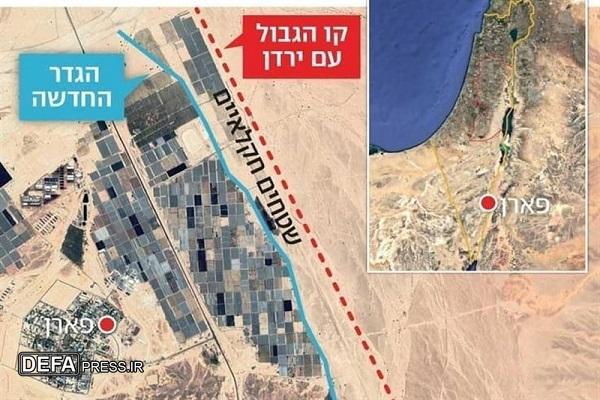 ارتش «اسرائیل» در مرز اردن دیوار احداث کرد