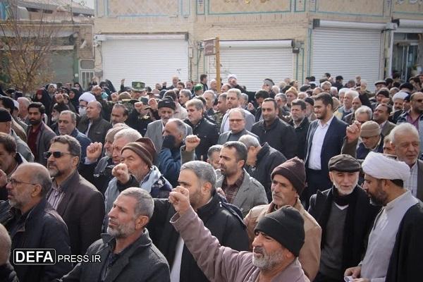 سمنانی ها در راهپیمایی «جمعه خشم» جنایت‌های رژیم صهیونی را محکوم کردند