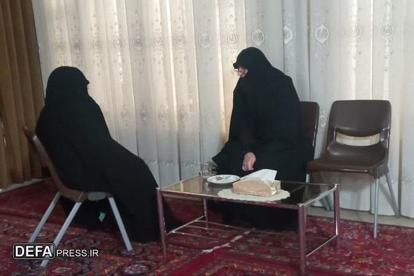 دیدار با خانواده شهید لسان طوسی+ تصاویر