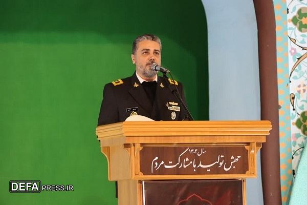 نیروی دریایی راهبردی ارتش در مقابل زیاده خواهی دشمن با صلابت ایستادند