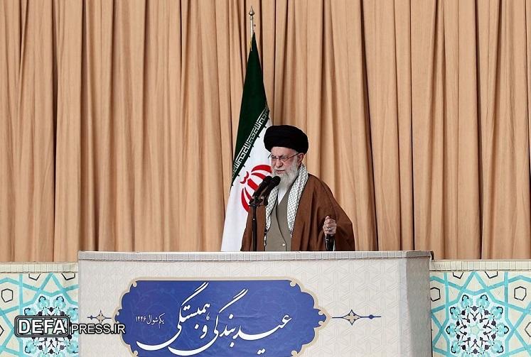 بازتاب بیانات رهبر معظم انقلاب در خطبه‌های نماز عید فطر