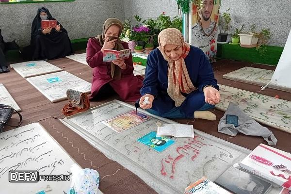 برگزاری مراسم یادبود شهید «آقابابایی پور» در چالوس + تصاویر