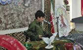 فیلم/ دکلمه‌خوانی محمد حسین رضی برای پدر شهیدش