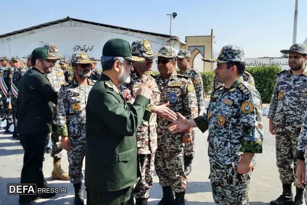 بازدید امیر صباحی‌فرد و سردار حاجی‌زاده از منطقه پدافند هوایی جنوب‌شرق