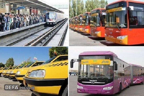 افزایش نرخ کرایه‌های حمل و نقل عمومی از اول اردیبهشت‌