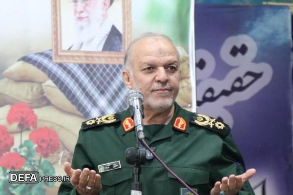 فرمانده سپاه صاحب‌الزمان: در برابر تهدیدات، با اقتدار ایستاده‌ایم