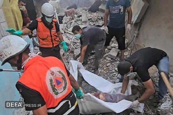 شهادت ۲۳ فلسطینی در امروز صهیونیست‌ها به نوار غزه