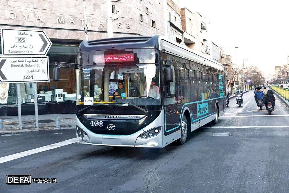 ورود ۵۰۰ دستگاه اتوبوس برقی تا پایان فروردین