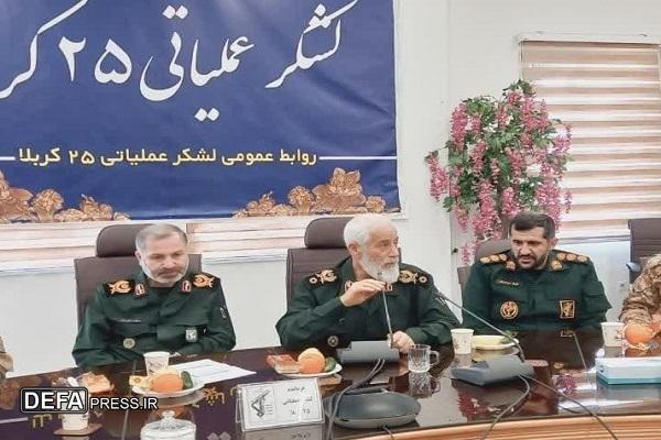 سردار شالیکار: دستاورد‌های لشکر ۲۵ کربلا را به نسل‌های آینده انتقال دهیم