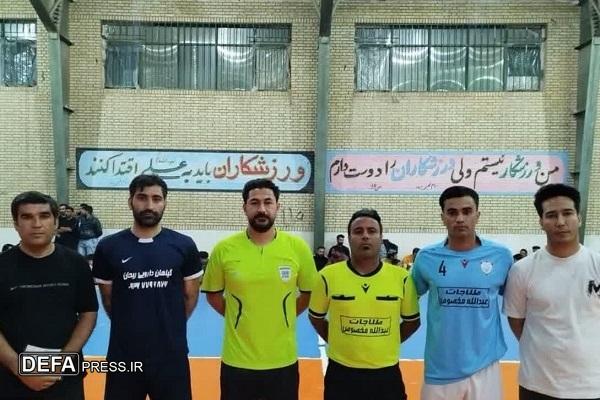 پایان مسابقات فوتسال جام رمضان در شهر نصرآباد
