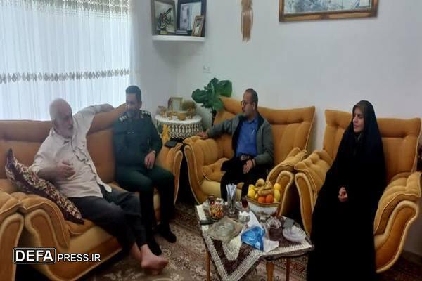 دیدار مدیرکل حفظ آثار استان گلستان با رزمنده «حاج محمد قاسم آبادی»