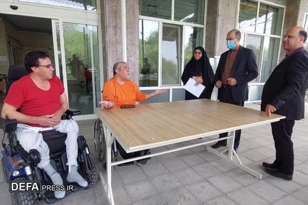 حضور معاون هماهنگی امور عمرانی استاندار خراسان رضوی در مرکز توانبخشی امام خمینی (ره) مشهد+ تصاویر