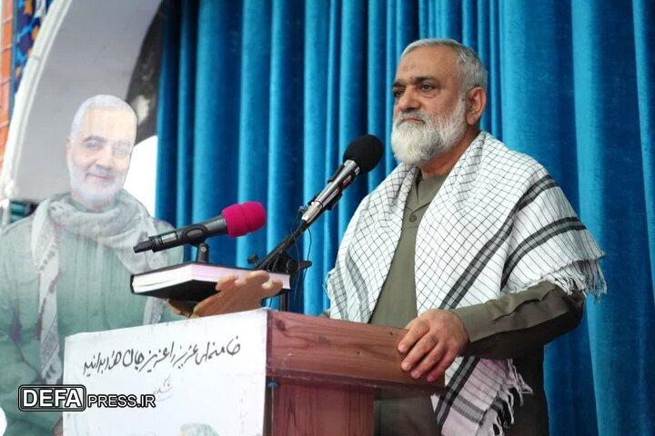 سردار نقدی: ترسی از آمریکا نداریم/روزی که همه دنیا از آمریکا می‌ترسیدند، ما لانه جاسوسی را گرفتیم