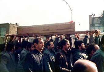 تصاویر/ تشییع پیکر پاسدار شهید «سید حسین صدری»