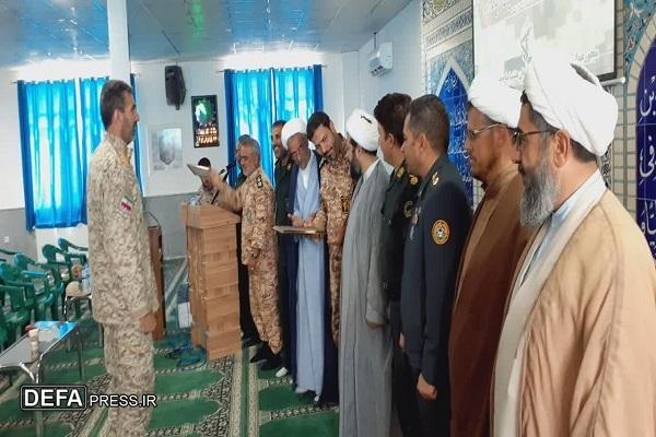 برگزاری مراسم تکریم و معارفه فرماندهان محور عملیاتی شهید محمدزاده قرارگاه شهید قاجاریان در سپاه ناحیه تربت جام+ تصاویر