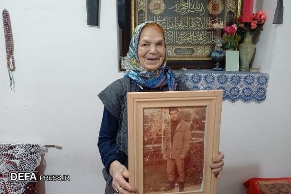 مادر شهید «محمدرضا پیری» به فرزند شهیدش پیوست