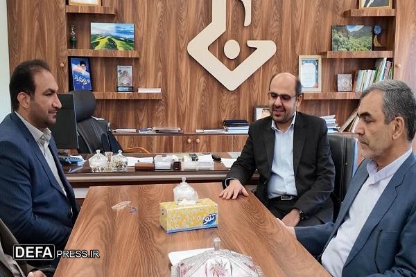 دیدار مدیرکل بنیاد شهید استان با مدیرکل صدا و سیما مرکز ایلام