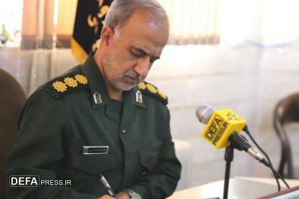 سرهنگ پاسدار غلامرضا فلاحی، مدیرکل حفظ آثار و نشر ارزش‌های دفاع مقدس خراسان جنوبی