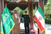 وزیر دفاع عربستان سعودی با سرلشکر باقری دیدار کرد+ فیلم