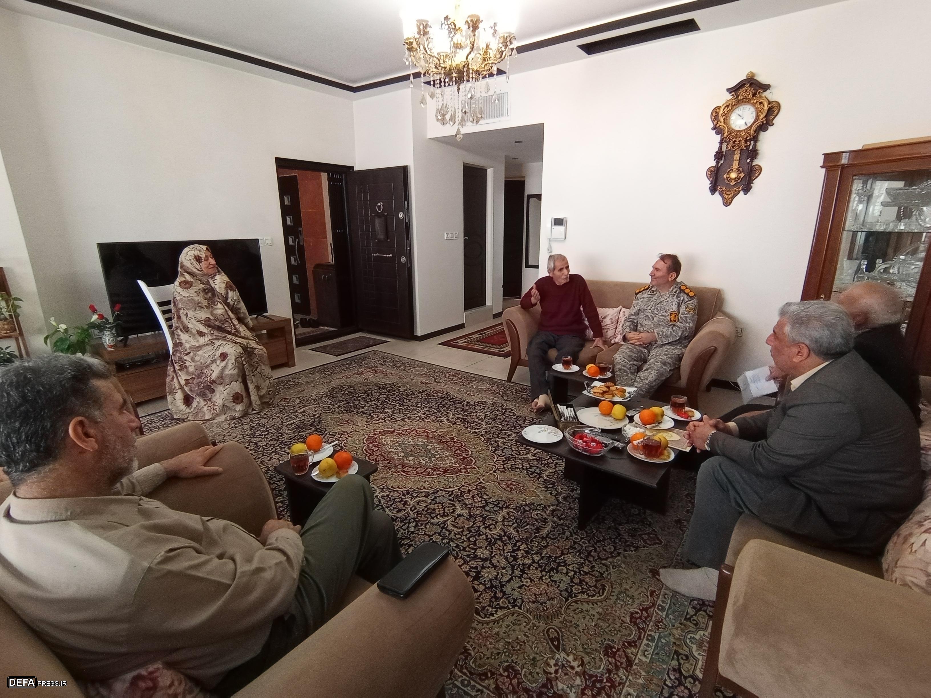 تجلیل از جانباز ارتشی «ناصرنیا» در آستانه روز ارتش