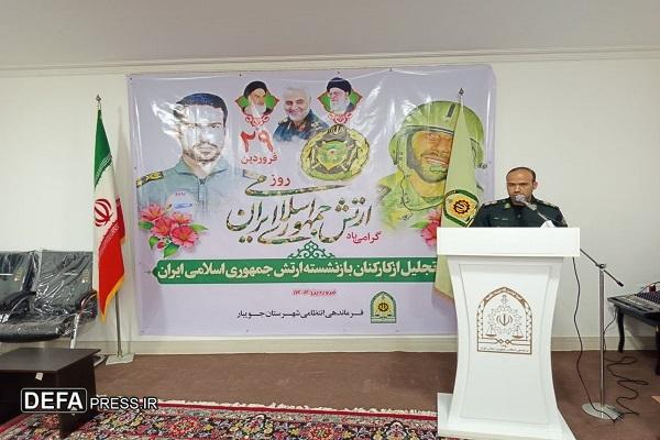 برگزاری همایش بازنشستگان ارتش در جویبار+ تصاویر