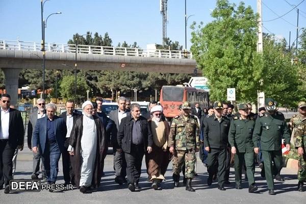 مراسم رژه روز ارتش جمهوری اسلامی ایران در شاهرود برگزار شد
