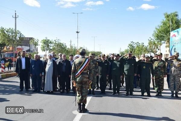 مراسم رژه روز ارتش جمهوری اسلامی ایران در شاهرود برگزار شد