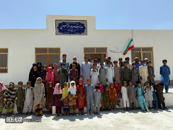 افتتاح مدرسه ۳ کلاسه در روستای نوکبند آشار مهرستان با مشارکت خیر مدرسه‌ساز