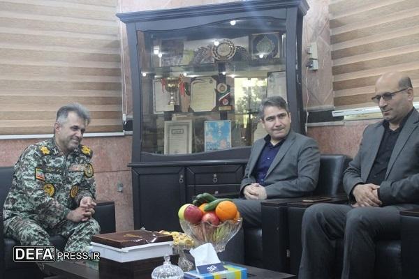 دیدار مسئولان بابلسر با فرمانده پدافند هوایی شهید ظرافتی+ تصاویر